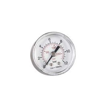 MANOMETER 1/8" ACHTER 40MM 0-12 BAR