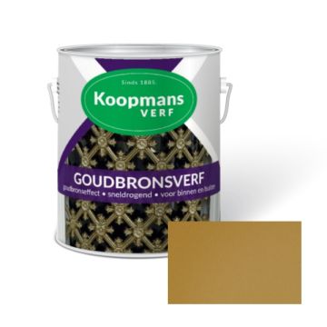 ZIJDEGLANS GOUDBRONSVERF 250ML KOOPMANS