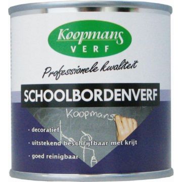 SCHOOLBORDENVERF ZWART 250ML KOOPMANS