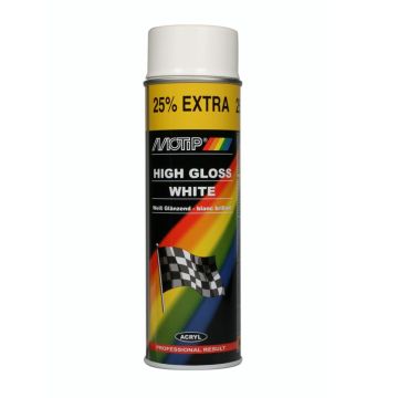 RALLEY SPRAY 500ML WIT HOOGGLANS MOTIP