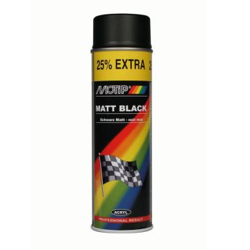RALLEY SPRAY 500ML ZWART MAT MOTIP