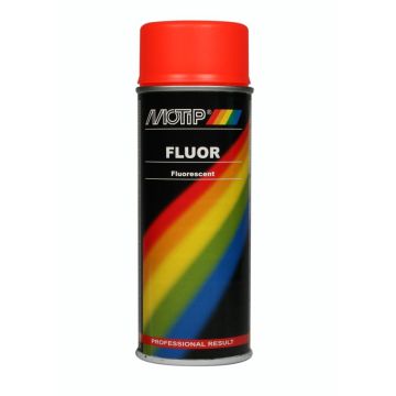 FLUORISERENDE VERF ROOD/ORANJE 400ML