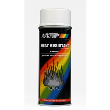 HITTEBESTENDIGE LAK 400ML WIT MOTIP