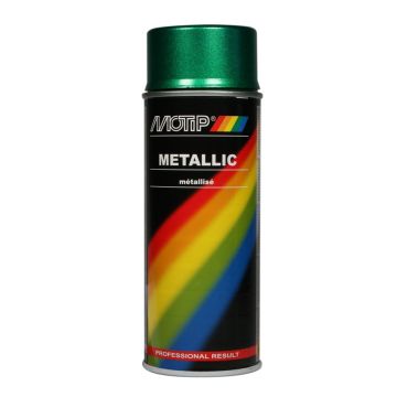 METALLIC SPRAY 400ML GROEN MOTIP