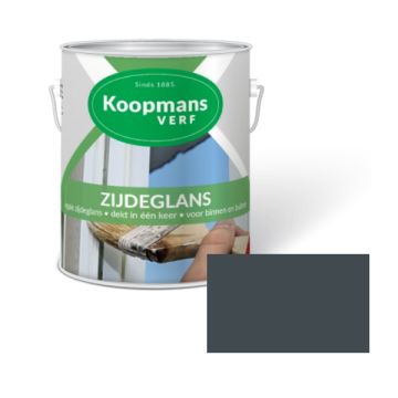 ZIJDEGLANS 250ML 489 ANTRACIET KOOPMANS