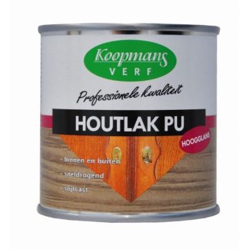 HOUTLAK PU  250ML BLANK HG KOOPMANS