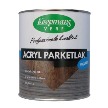 PARKETLAK ACRYL  750ML ZIJDEGLANS BLANK