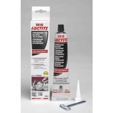 LOCTITE SILICONEN 80ML ZWART SI 5910