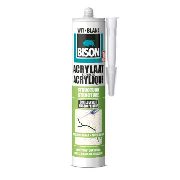 ACRYLAAT KIT STRUCTUUR WIT BISON