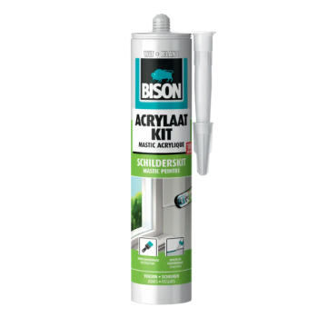 ACRYLAATKIT UNIVERSEEL BISON 310ML WIT