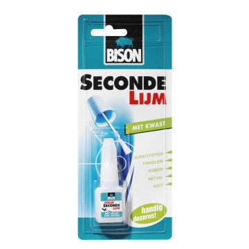 SUPERLIJM MET KWAST 5 GRAM BISON