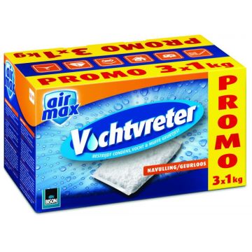 VOCHTVRETER AIRMAX NAVUL 3X1KG