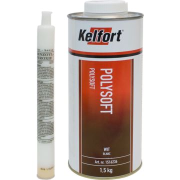 POLYSOFT PLAMUUR 1.5KG WIT KELFORT