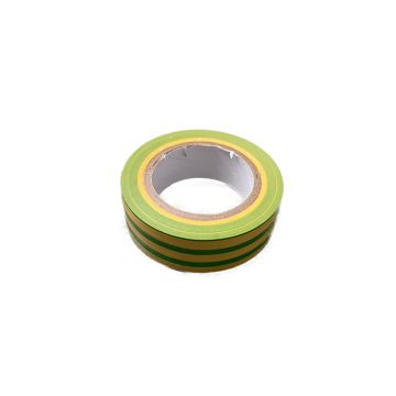 ISOLATIEBAND 19 MM 10-MTR GROEN/GEEL