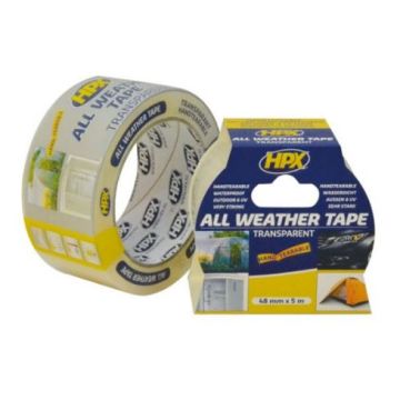 HPX ALL WEATHER TAPE TRANSP. 48M 5M