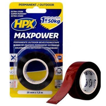 HPX MAX POWER OUTDOOR 1.5-MTR 25MM ZWART