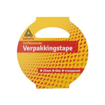 VERPAKKINGSTAPE 25 MM 66-M TRANSPARANT