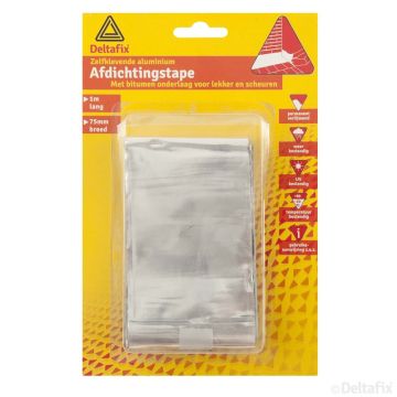 AFDICHTINGBAND  1MTR X 75MM ALU/BITUMEN