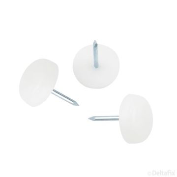 MEUBELGLIJDER NYLON WIT 25MM