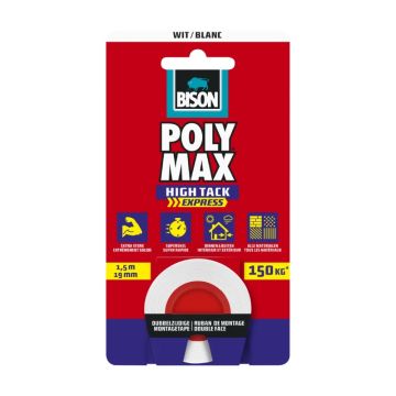 Polymax high tack montagetape wit