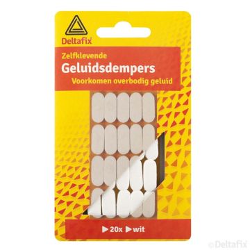 GELUIDDEMPERS WIT 20 STUKS