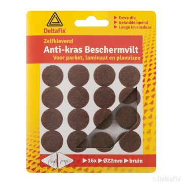 ANTI-KRASVILT ROND 22MM BRUIN 16-ST