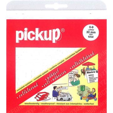 PLAKCIJFERS 30 MM WIT 204-STK