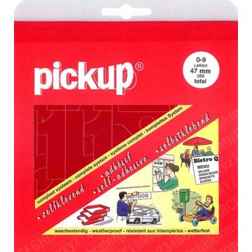 PLAKCIJFERS ROOD 47MM 368-STK