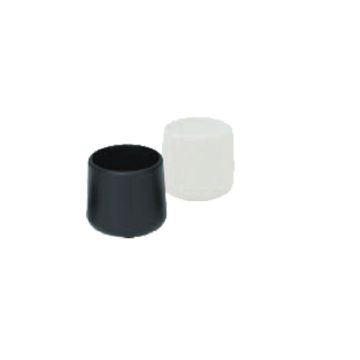STOELDOP 22 MM ROND ZWART