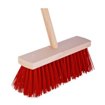 BEZEM ROOD MET STEEL