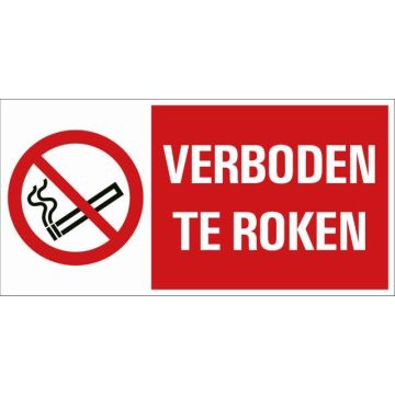 BORD COMBI 15X30 VERBODEN TE ROKEN