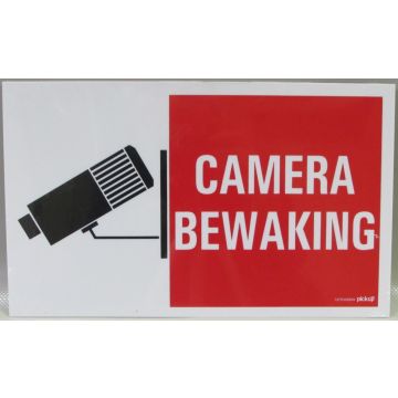 BORD 330X200MM 'CAMERABEWAKING'
