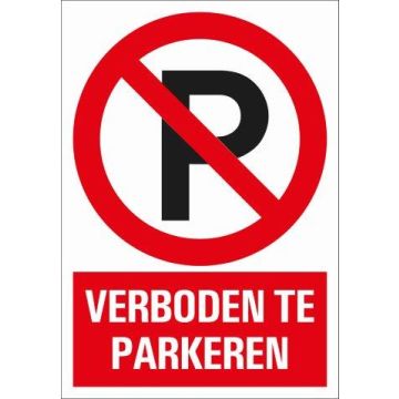 BORD COMBI 23X33 VERBODEN TE PARKEREN
