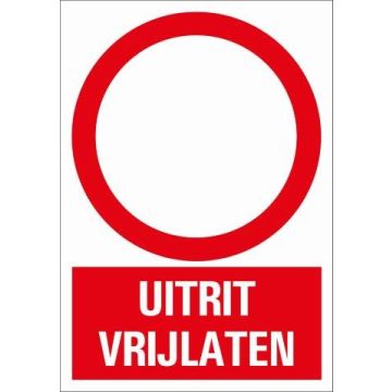 BORD COMBI 23X33 UITRIT VRIJLATEN