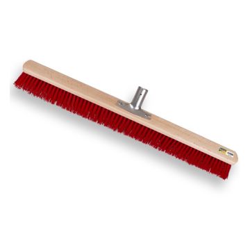 STALBEZEM 80CM NYLON ROOD + STOKHOUDER
