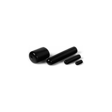STOELDOP   4x10 MM ROND ZWART