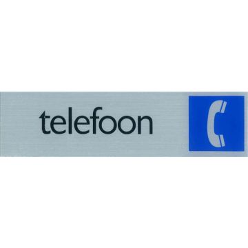 ROUTE BORD ALU 165X44 TELEFOON