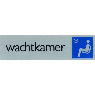 ROUTE BORD ALU 165X44 WACHTKAMER