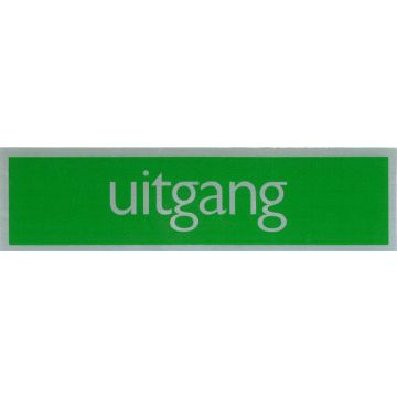 ROUTE BORD ALU 165X44 UITGANG