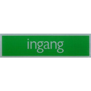 ROUTE BORD ALU 165X44 INGANG