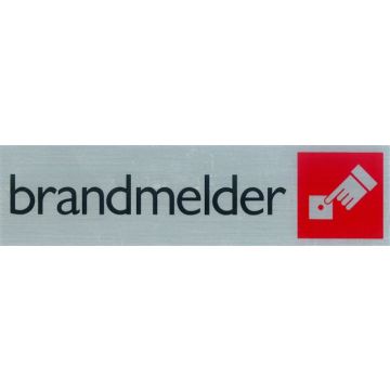 ROUTE BORD ALU 165X44 BRANDMELDER