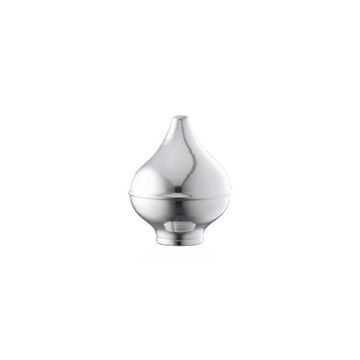 VLAGGENKNOP PEER ZILVER 15 CM