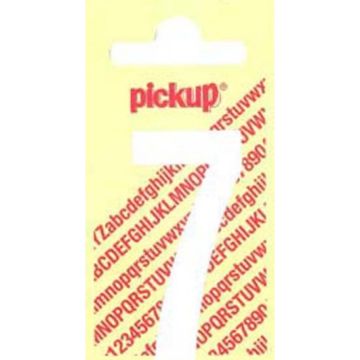 PLAKCIJFER 7 120 MM WIT NOBEL