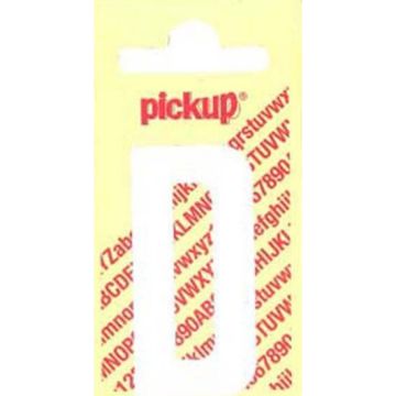 PLAKLETTER D 60 MM WIT NOBEL
