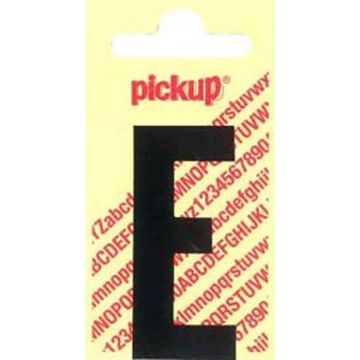 PLAKLETTER E 90MM ZWART NOBEL