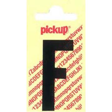 PLAKLETTER F 120MM ZWART NOBEL