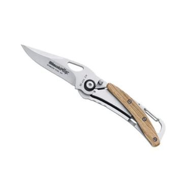 ZAKMES BLACK FOX ZEBRAWOOD KARABINER