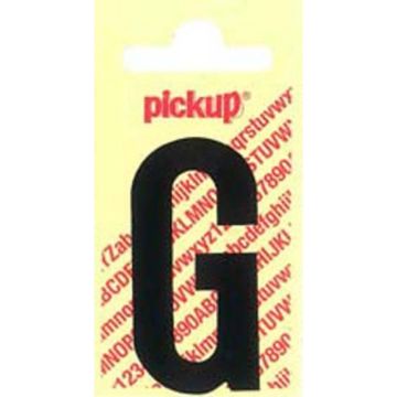 PLAKLETTER G 90MM ZWART NOBEL