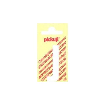PLAKLETTER J 60 MM WIT NOBEL