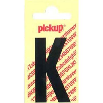 PLAKLETTER K 60MM ZWART NOBEL
